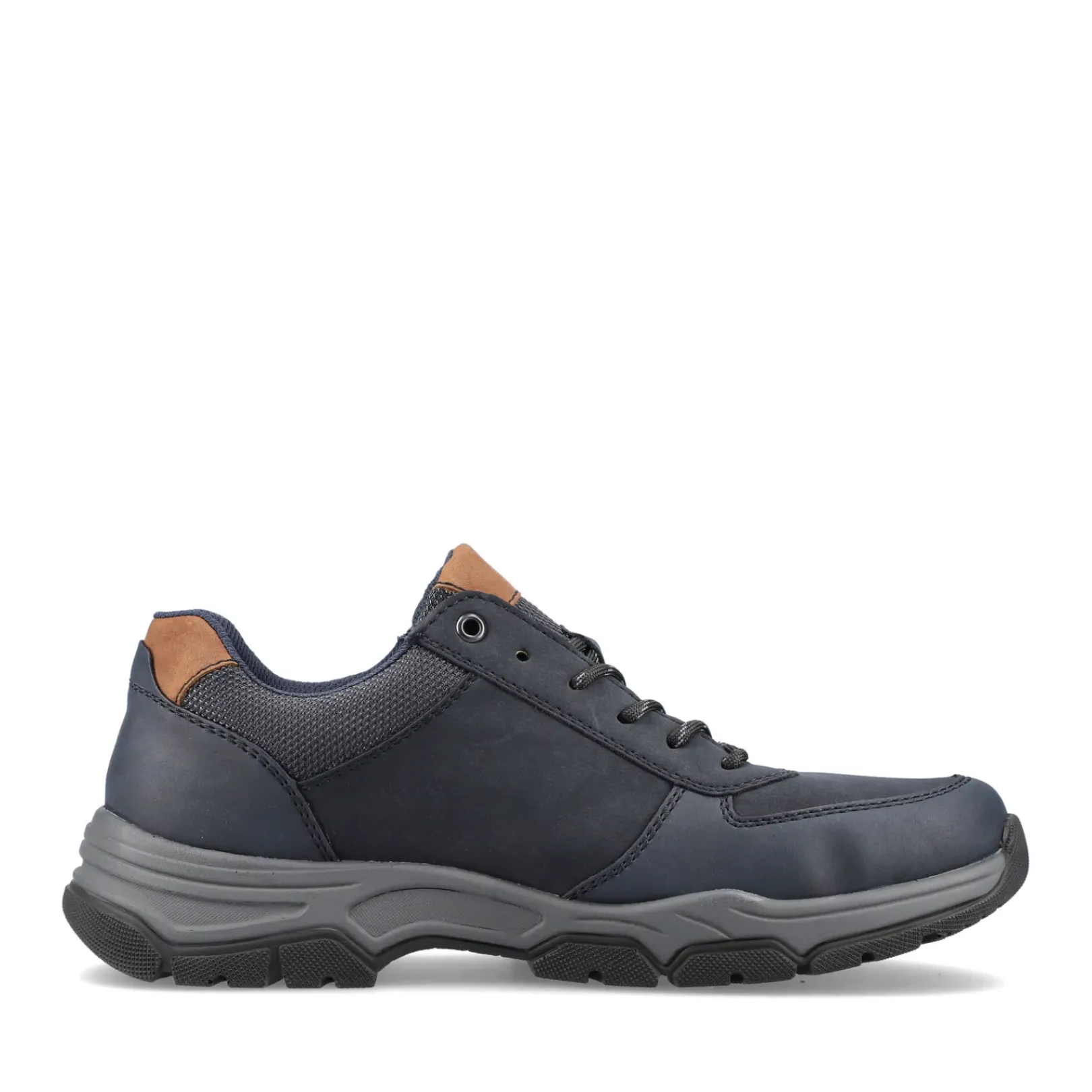 Outlet Rieker Sznurowane Buty Meskie W Kolorze Niebiesko-Brazowym