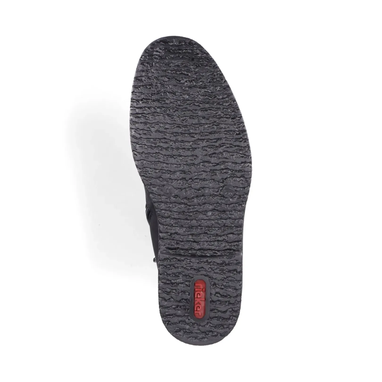 Hot Rieker Sznurowane Buty Meskie W Kolorze Glebokiej Czerni