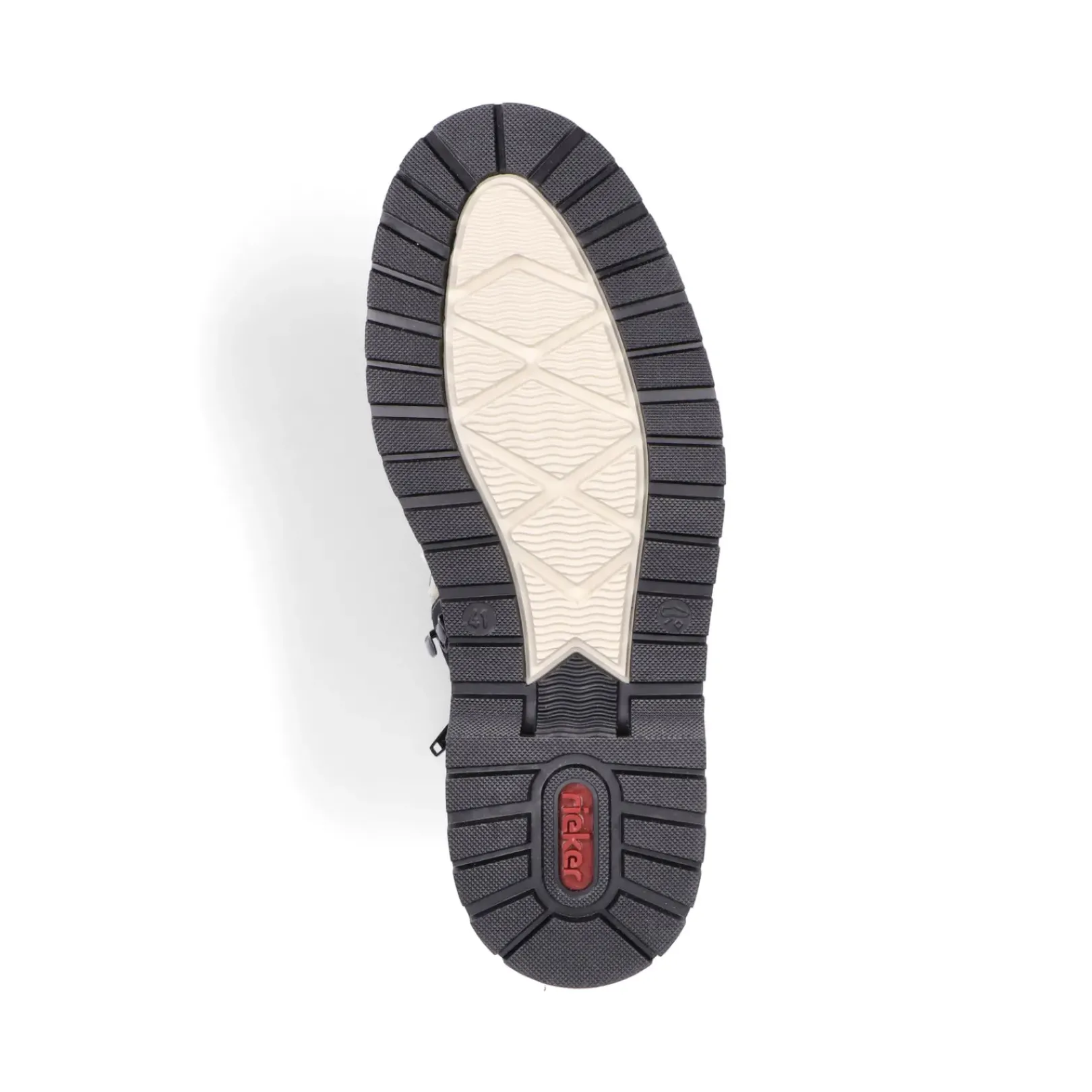 Discount Rieker Sznurowane Buty Meskie W Kolorze Glebokiej Czerni