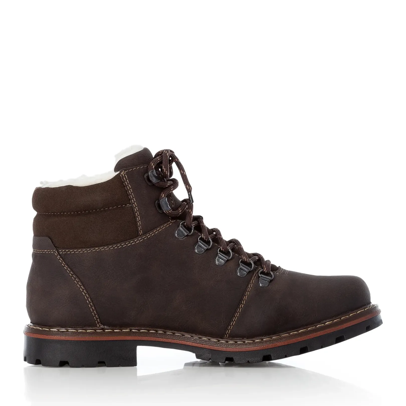 Sale Rieker Sznurowane Buty Meskie W Kolorze Tabaczno-Brazowym