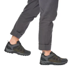 Discount Rieker Sznurowane Buty Meskie W Kolorze Kaktusowej Zieleni