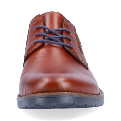 Hot Rieker Sznurowane Buty Meskie W Kolorze Kasztanowo-Brazowym