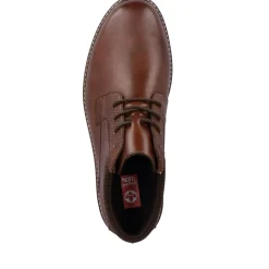 Best Rieker Sznurowane Buty Meskie , Drewno-Brazowe