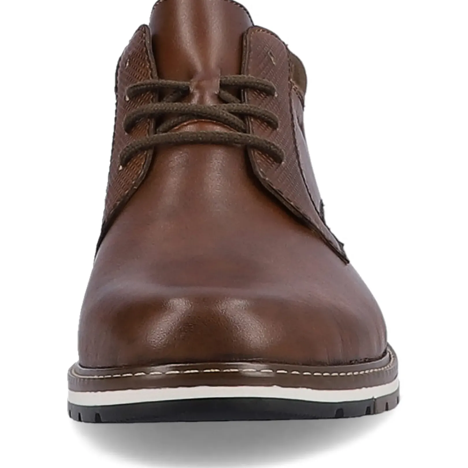 Best Rieker Sznurowane Buty Meskie , Drewno-Brazowe