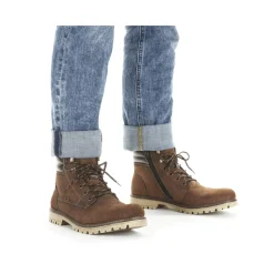 Clearance Rieker Sznurowane Buty Meskie W Kolorze Kasztanowo-Brazowym