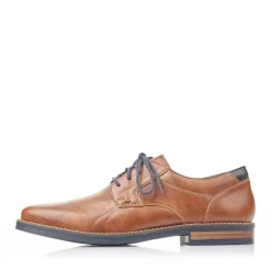 Clearance Rieker Sznurowane Buty Meskie W Kolorze Karmelowo-Brazowym