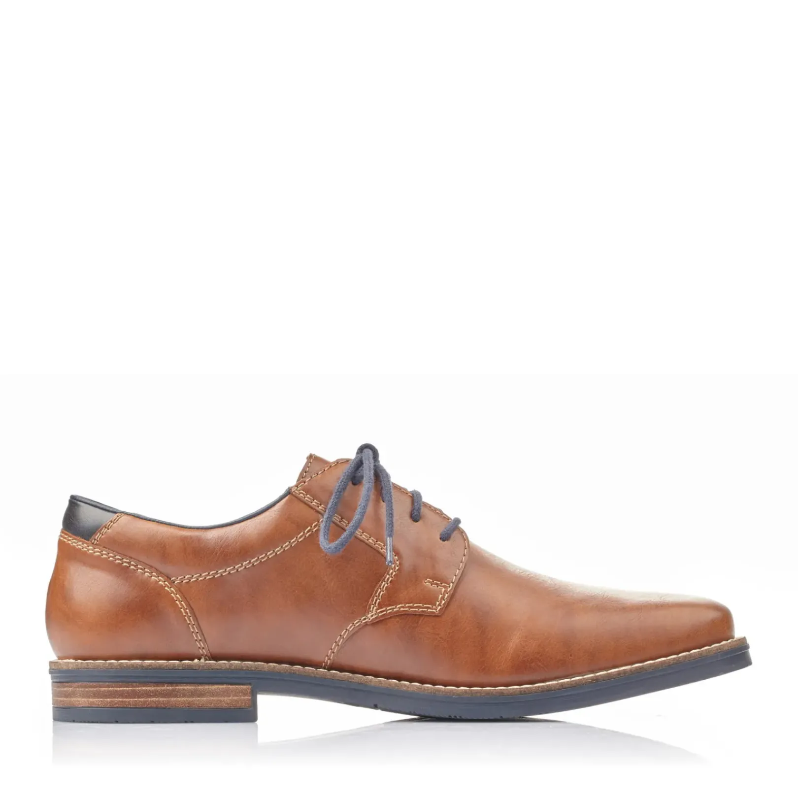 Clearance Rieker Sznurowane Buty Meskie W Kolorze Karmelowo-Brazowym