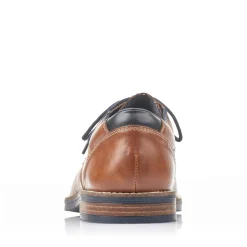 Clearance Rieker Sznurowane Buty Meskie W Kolorze Karmelowo-Brazowym