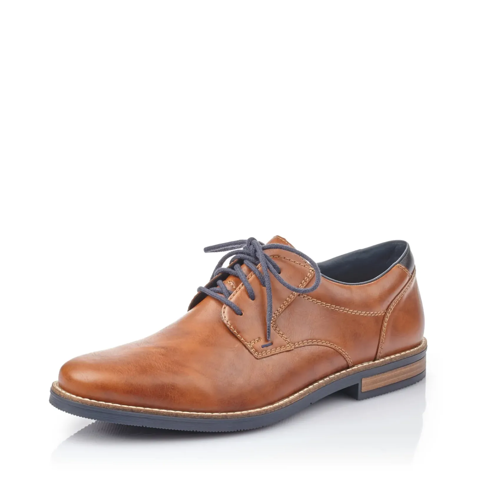 Clearance Rieker Sznurowane Buty Meskie W Kolorze Karmelowo-Brazowym