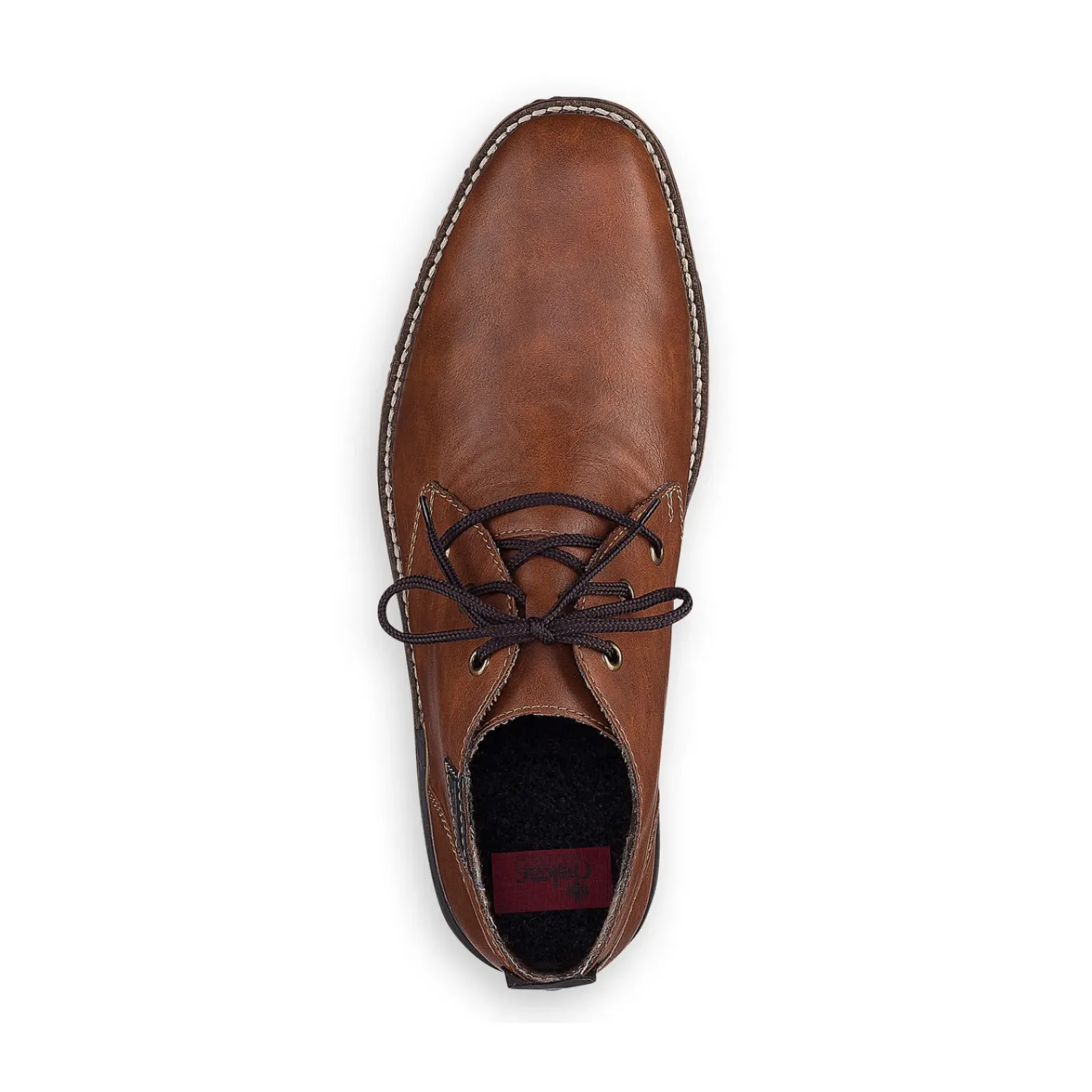 Clearance Rieker Sznurowane Buty Meskie W Kolorze Karmelowo-Brazowym