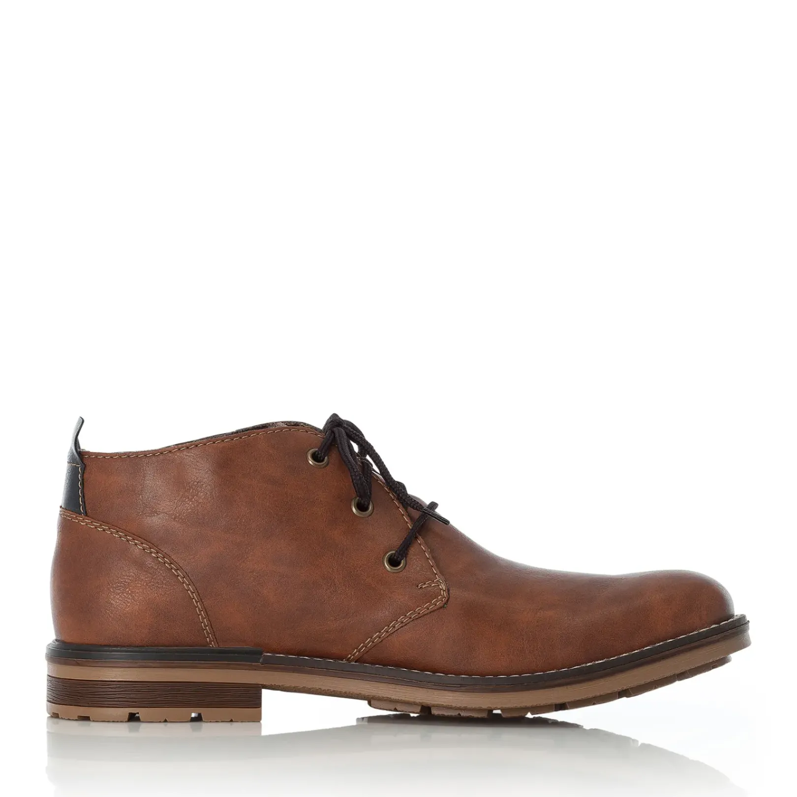 Clearance Rieker Sznurowane Buty Meskie W Kolorze Karmelowo-Brazowym