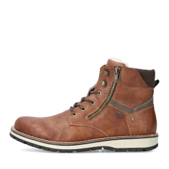 Clearance Rieker Sznurowane Buty Meskie W Kolorze Karmelowo-Brazowym