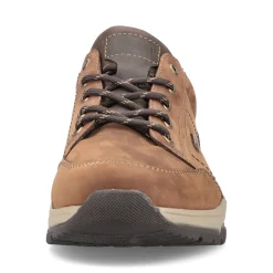 Discount Rieker Sznurowane Buty Meskie W Kolorze Cynamonowego Brazu