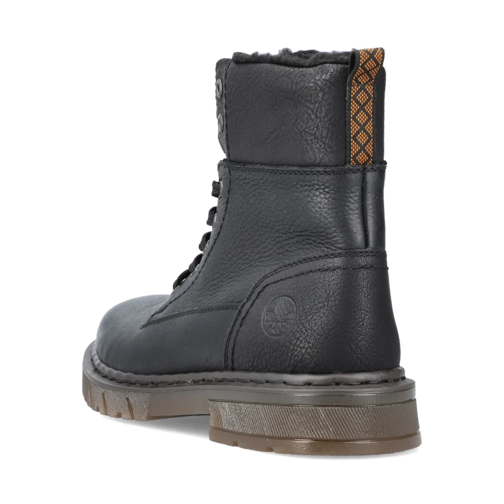 Best Rieker Sznurowane Buty Meskie W Kolorze Grafitowo-Czarnym