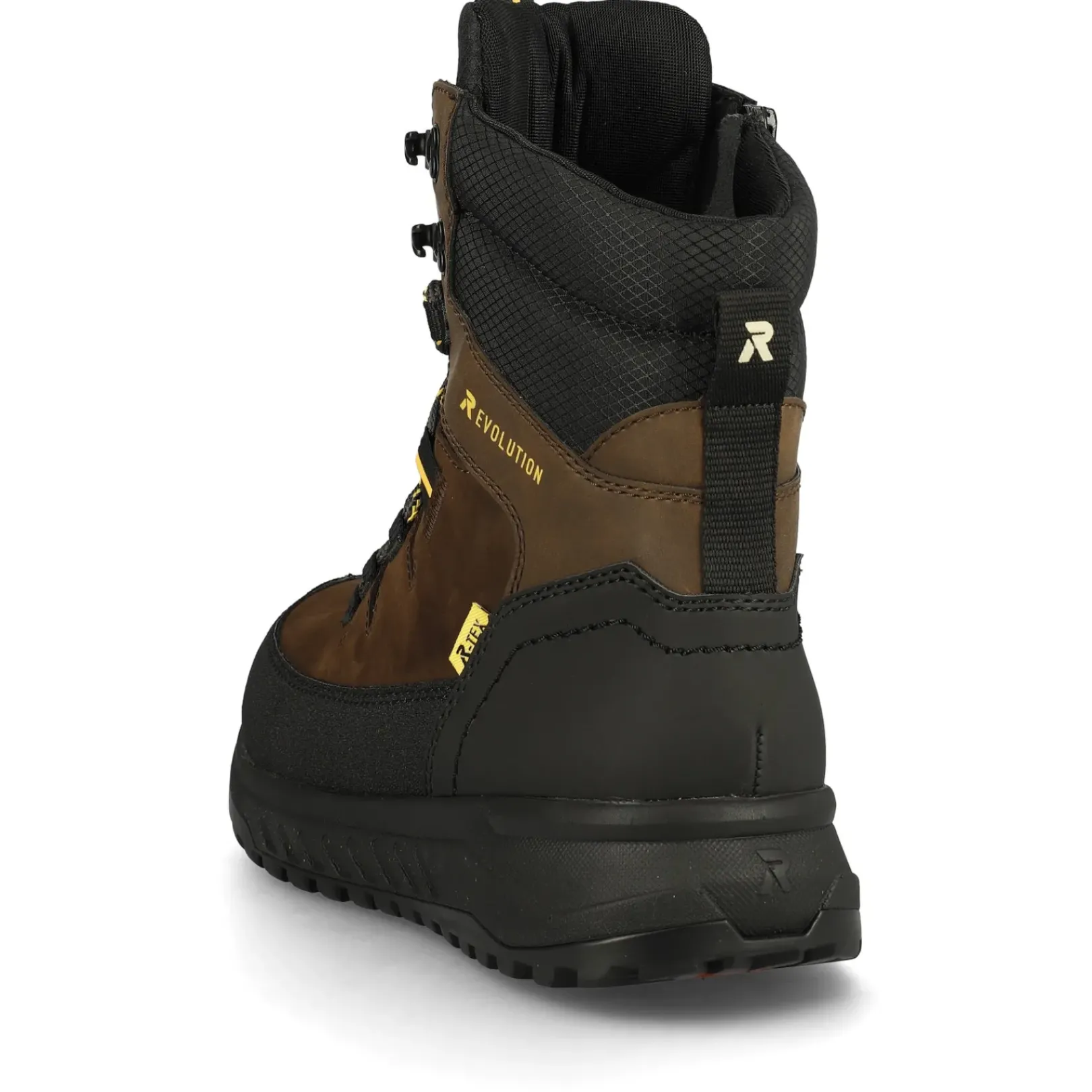 Online Rieker Sznurowane Buty Meskie W Kolorze Orzechowo-Brazowym W Kolorze Glebokiej Czerni