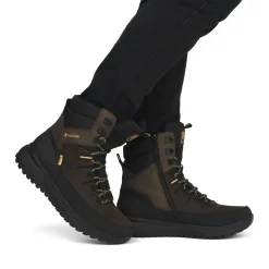 Online Rieker Sznurowane Buty Meskie W Kolorze Orzechowo-Brazowym W Kolorze Glebokiej Czerni