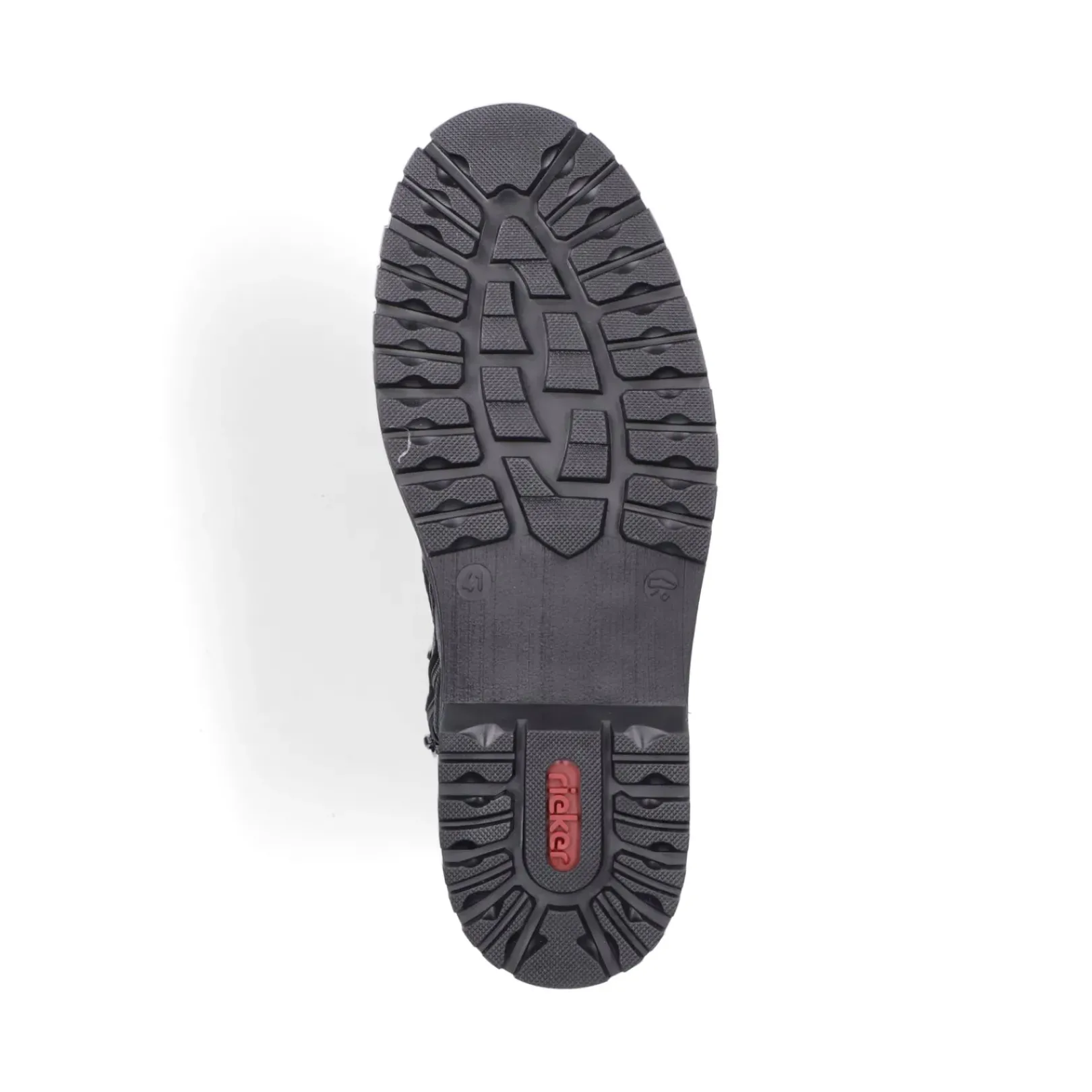 Best Rieker Sznurowane Buty Meskie W Kolorze Glebokiej Czerni