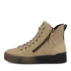 Discount Rieker Wysokie Tenisowki Damskie Cinnamon