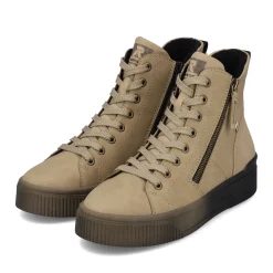 Discount Rieker Wysokie Tenisowki Damskie Cinnamon