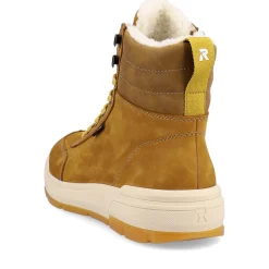 Outlet Rieker Wysokie Tenisowki Meskie W Kolorze Camelowo-Brazowym
